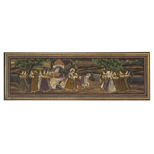 Mughal School. Procession Scene, gouache
