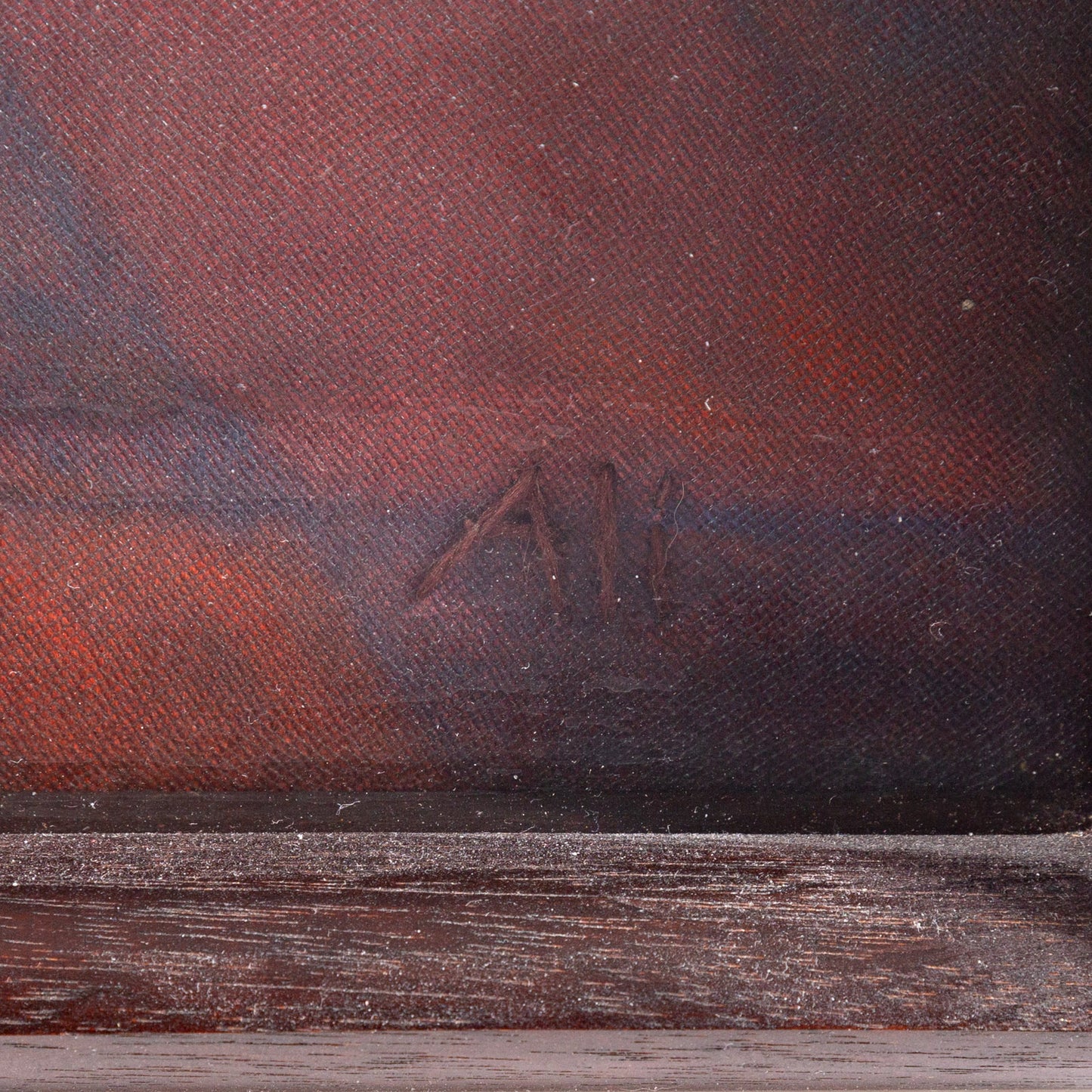Alison "Ali" Cann-Clift. "Ancient Site with Nature Morte," oil
