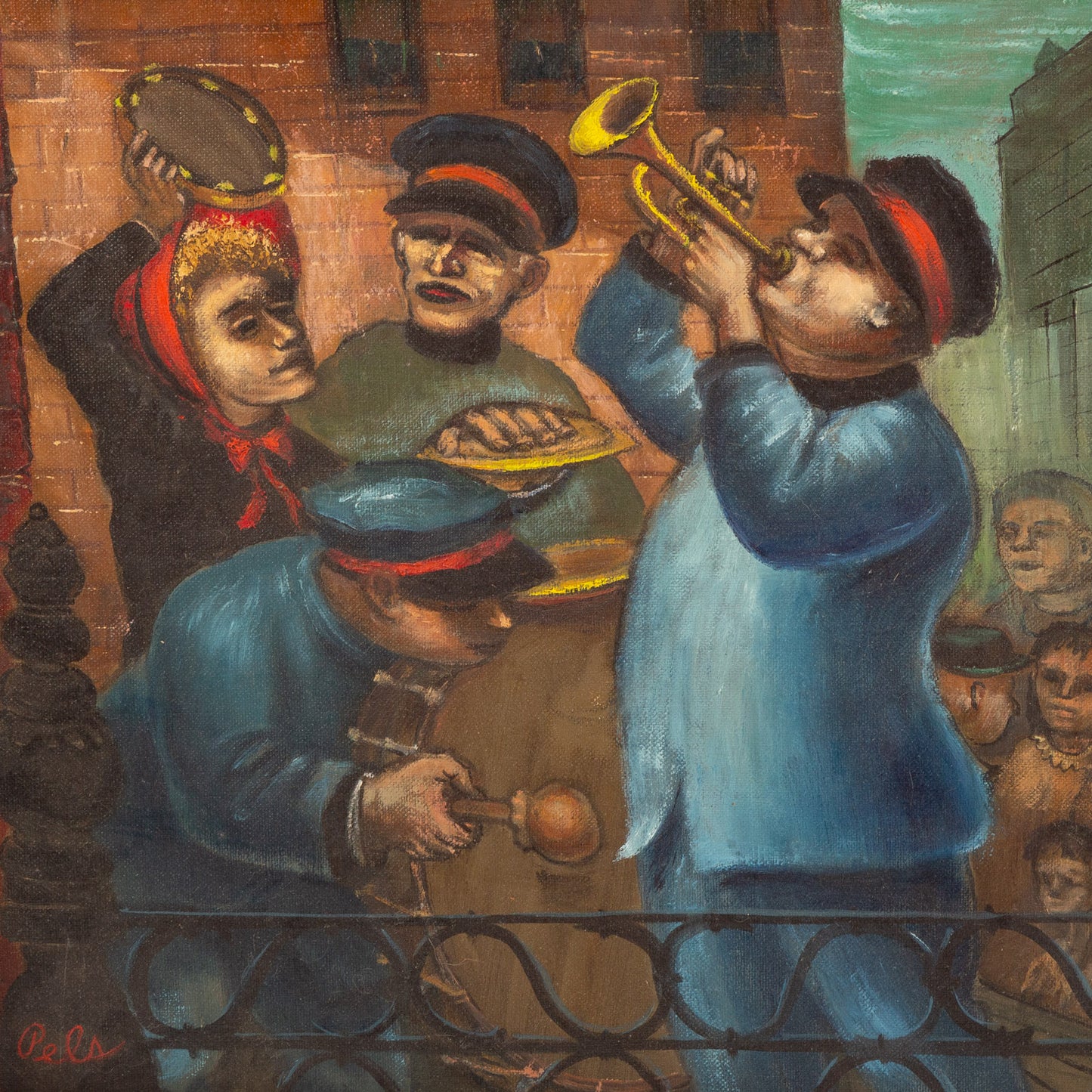 Albert Pels. Salvation Army, oil