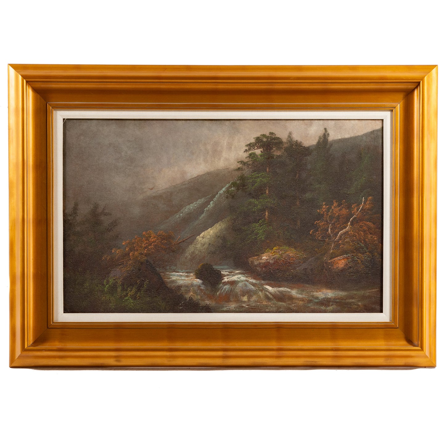 American School. Landscape, oil