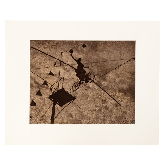 A. Aubrey Bodine. "High Wire Raiders," photograph