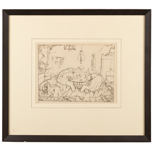 George Grosz. "Apachen," offset lithograph
