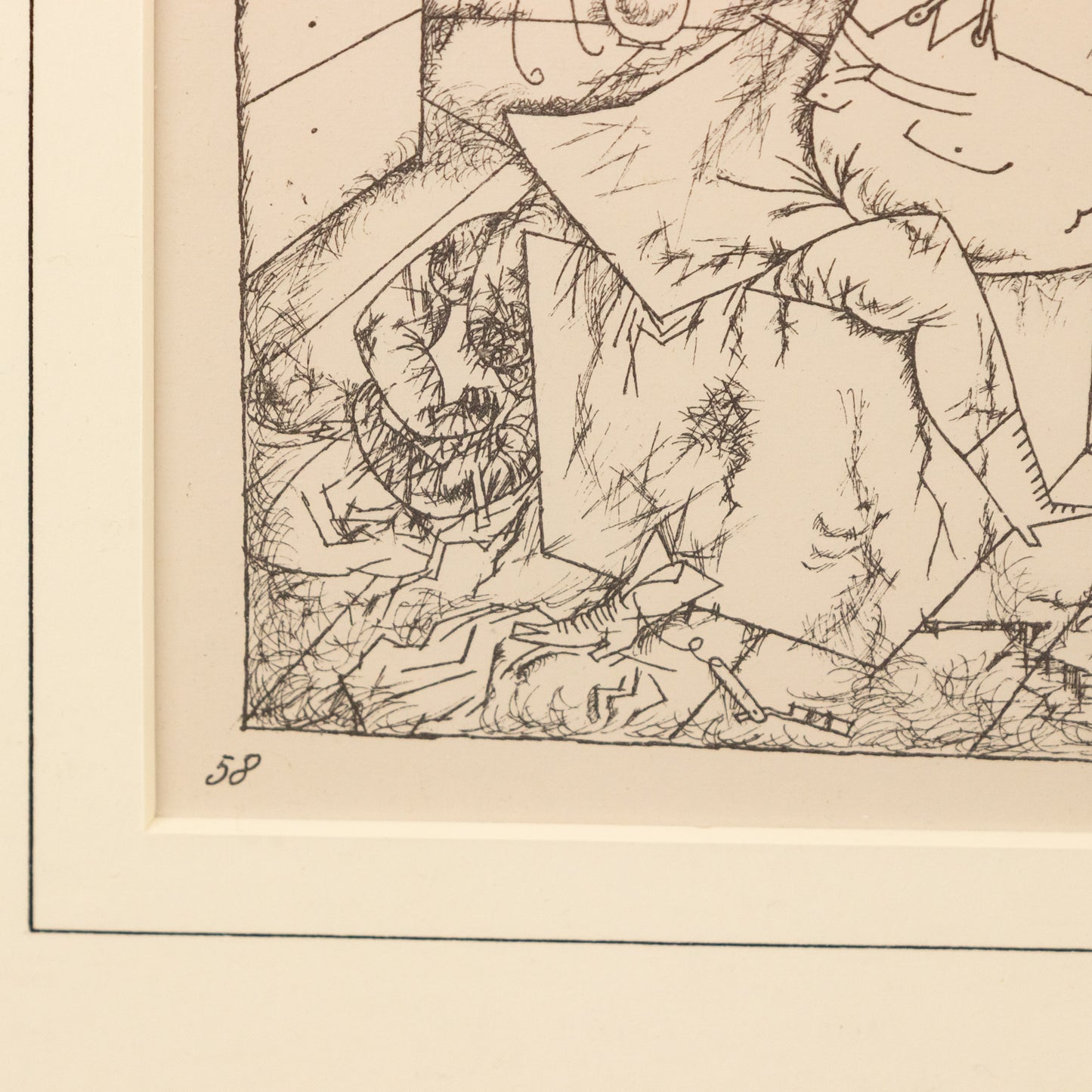 George Grosz. "Apachen," offset lithograph