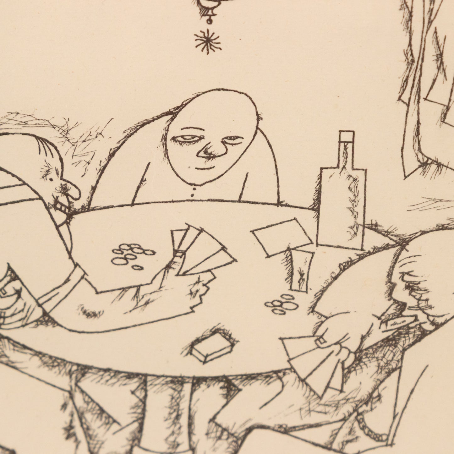 George Grosz. "Apachen," offset lithograph
