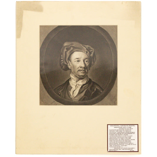 Attributed to George White. Portrait of J.B. Monoyer