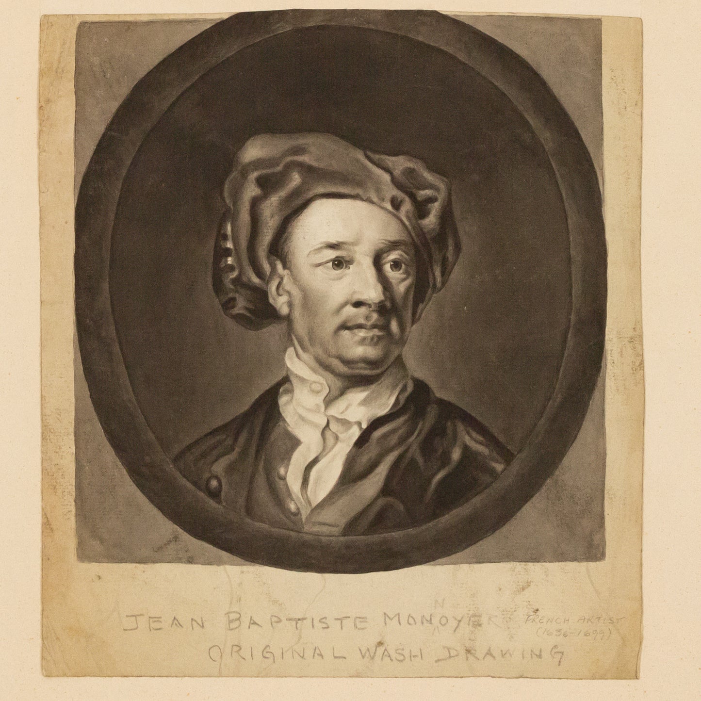 Attributed to George White. Portrait of J.B. Monoyer