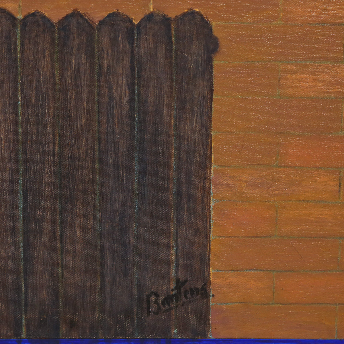 Gilberto Bartens. "Enchanted Window," oil