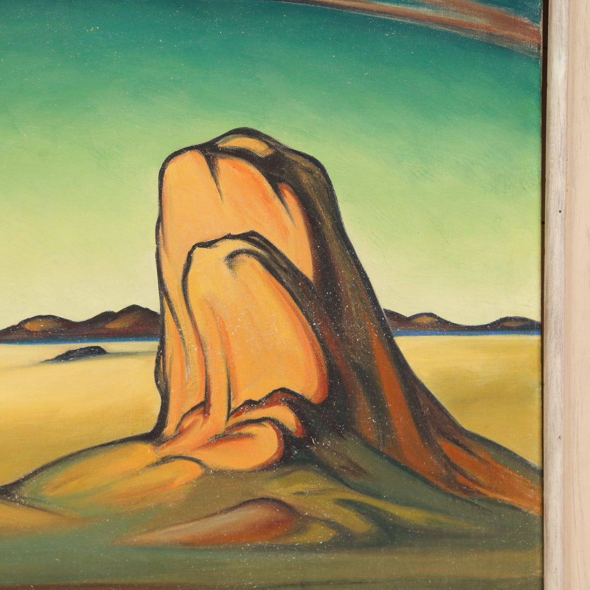 Tarmo Pasto. Desert Landscape, oil