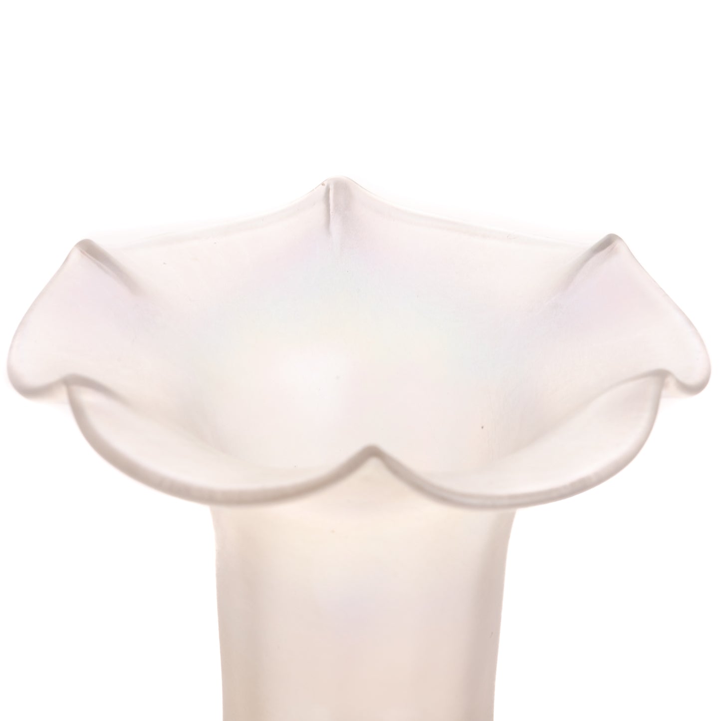 Two Iridescent Frederick Carder for Steuben Vases