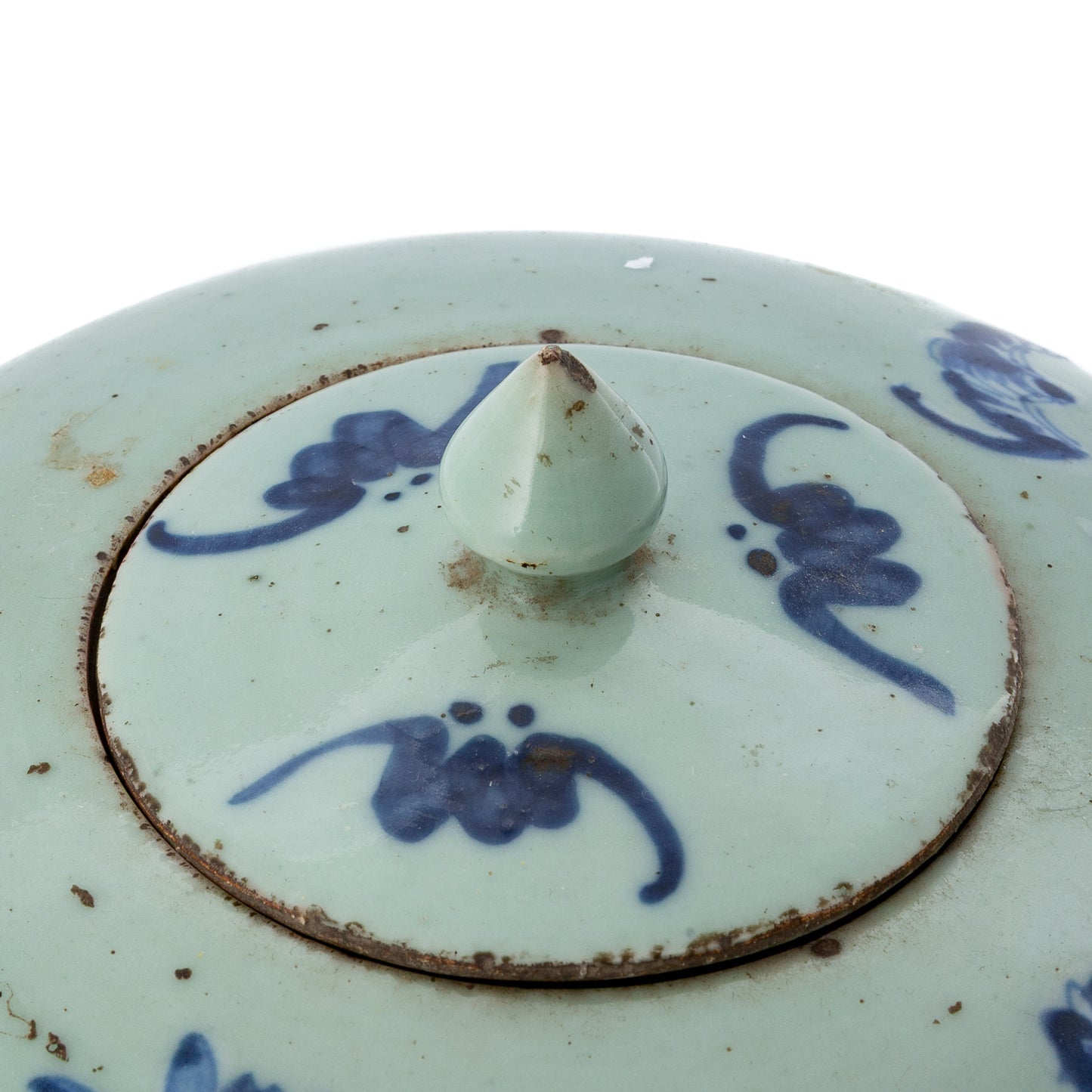 Chinese Porcelain Teapot & Lidded Jar