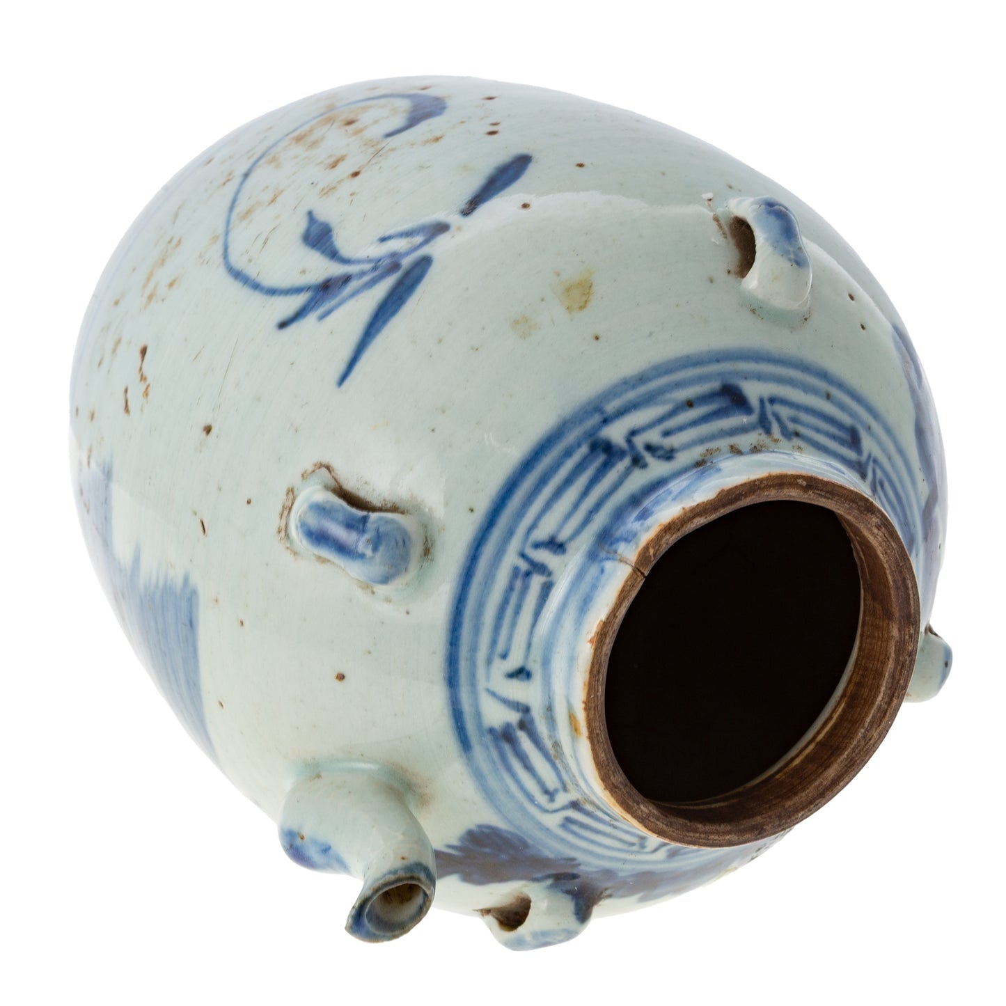 Chinese Porcelain Teapot & Lidded Jar
