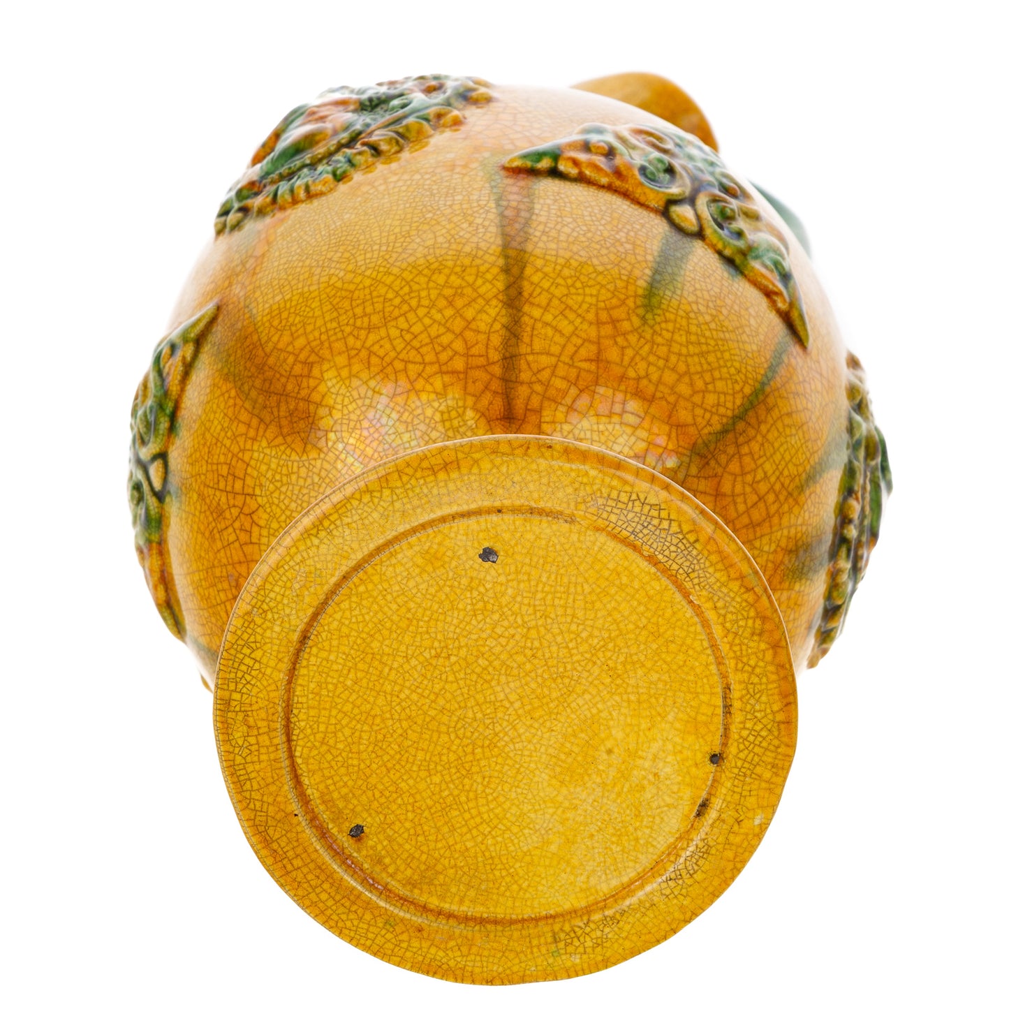 Chinese Porcelain Double Gourd Vase & Glazed Ewer