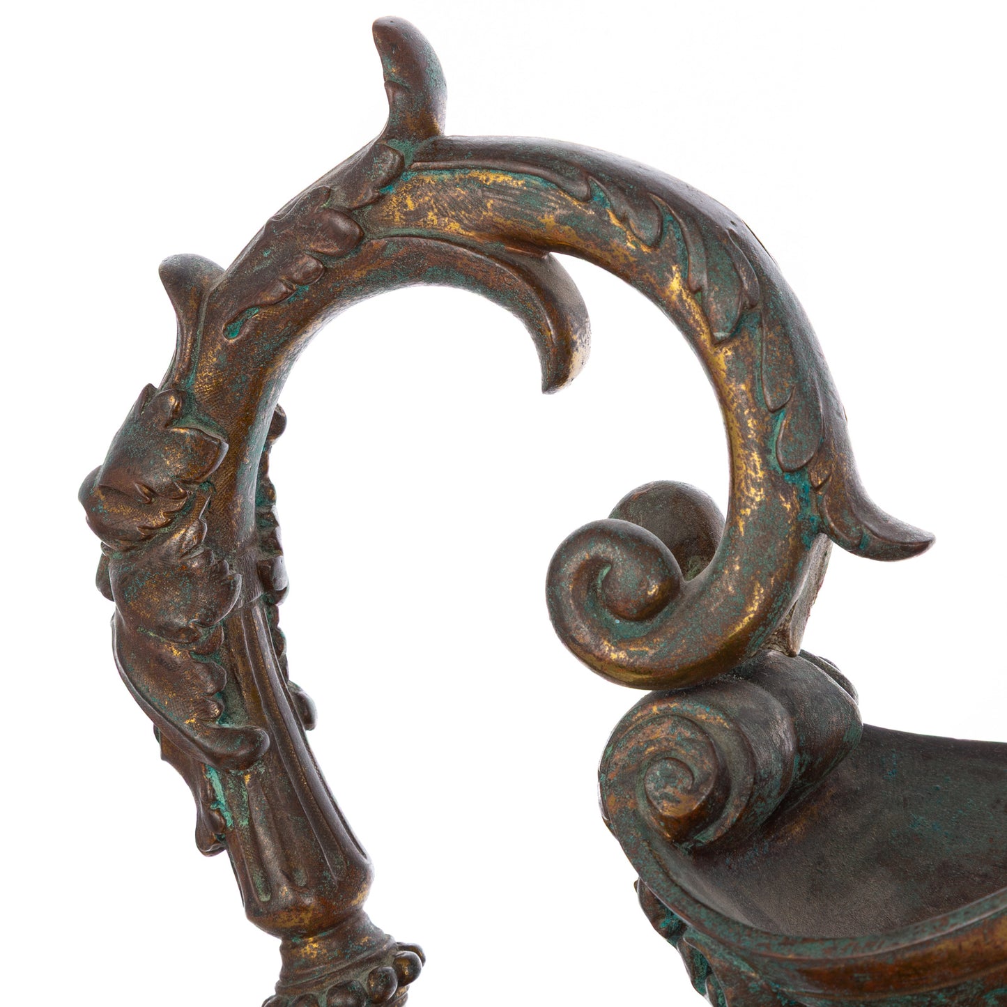 A Pair of Putti & Satyr Footed Ewers