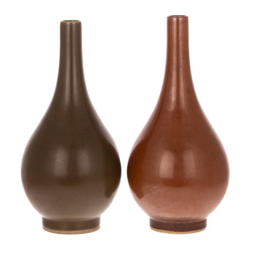 Two Chinese Porcelain Bottle Vases