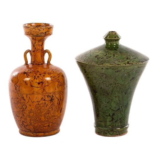 Two Romulus Porcelain Vases