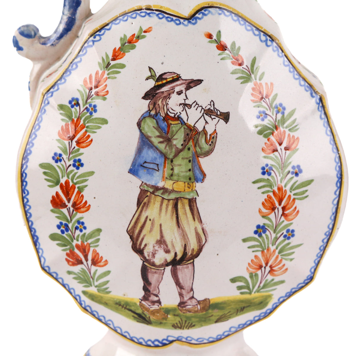 A Pair of Henriot Quimper Ewers