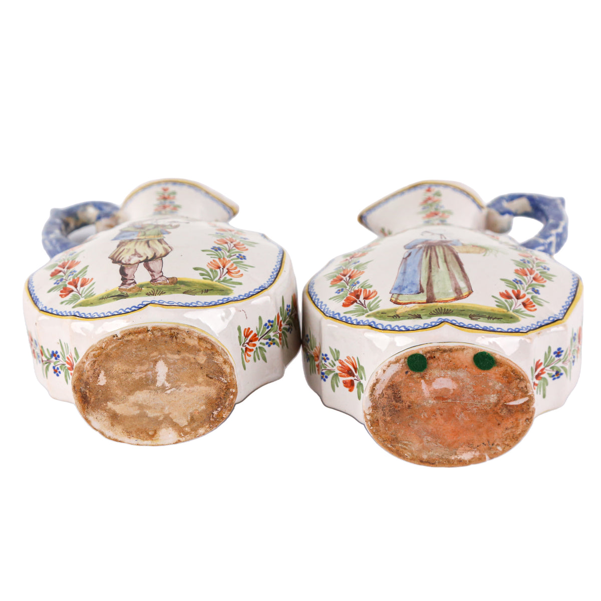 A Pair of Henriot Quimper Ewers