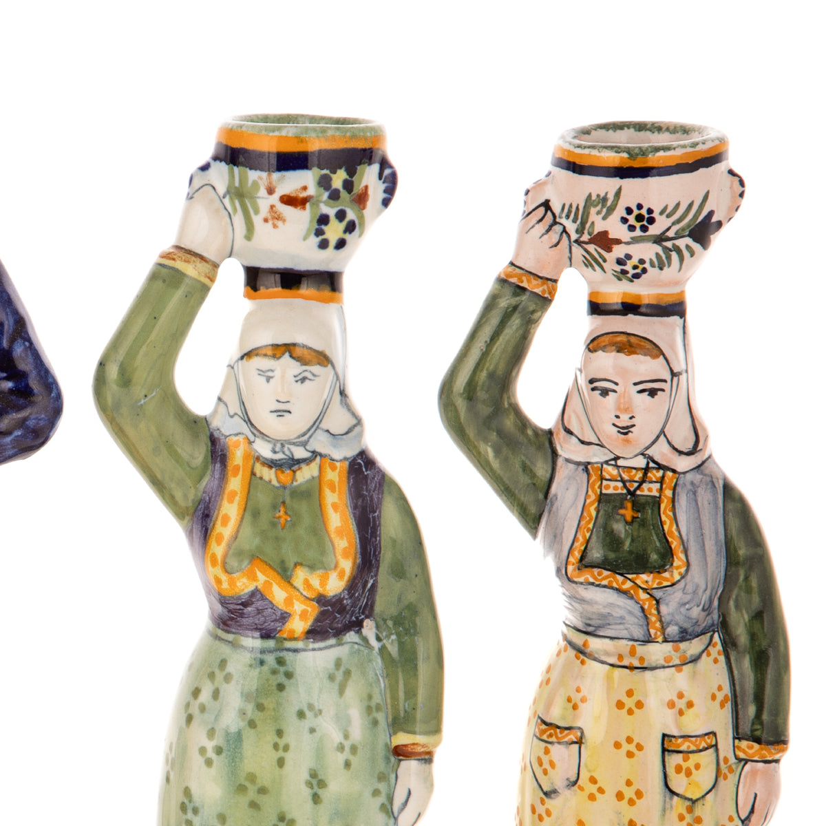 Eight Henriot Quimper Figures
