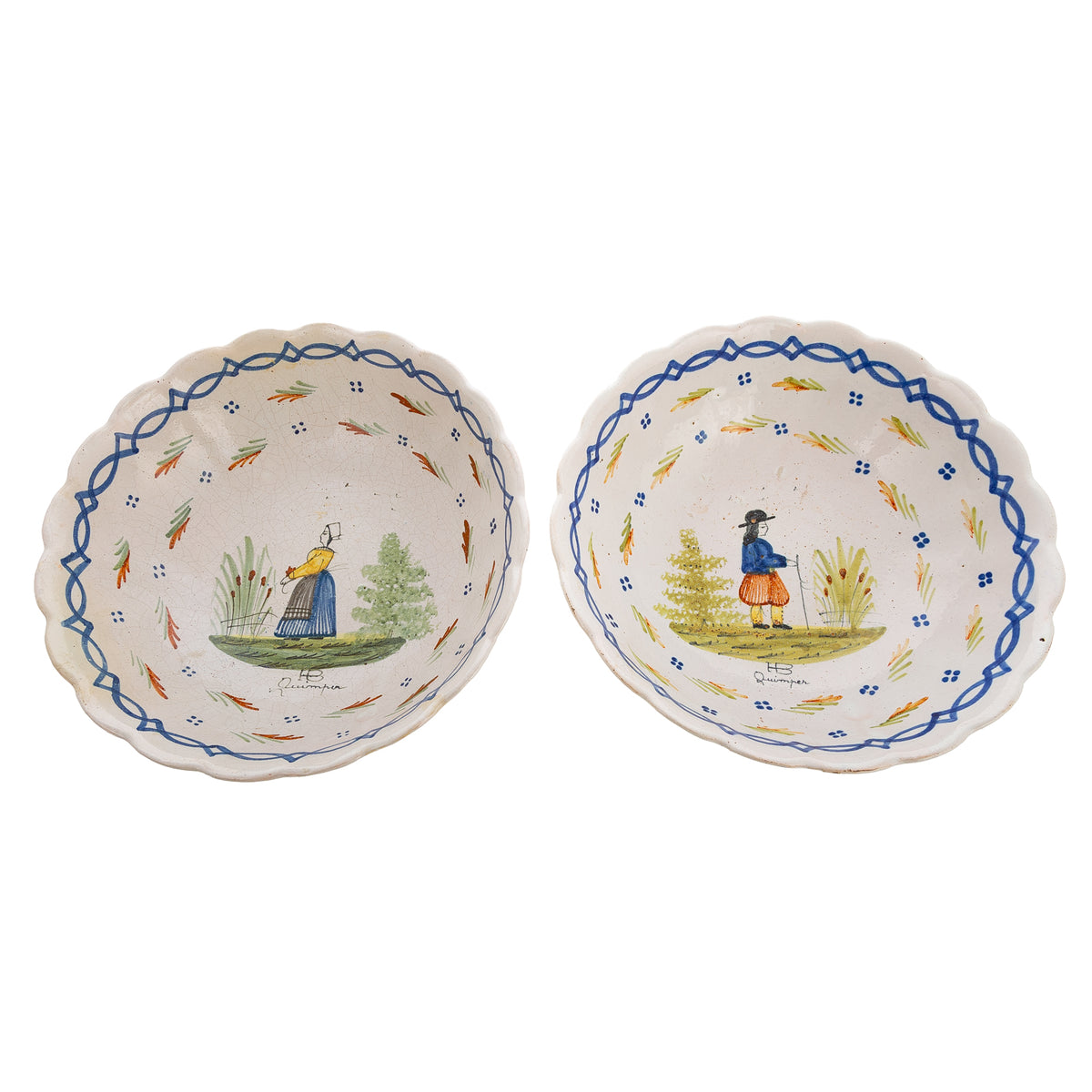 Collection of Quimper Tableware