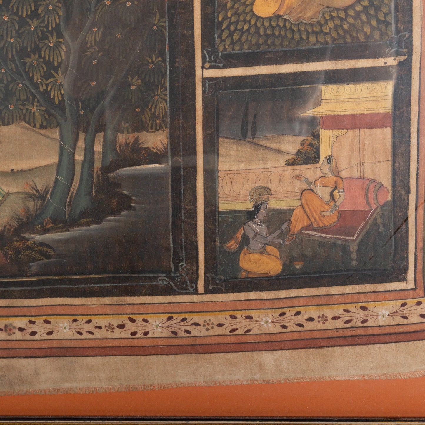 An Indian Pichwai Painting on Fabric