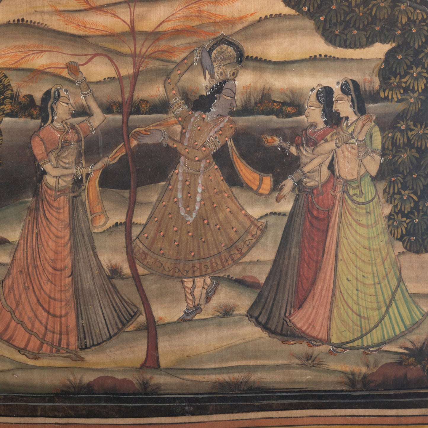 An Indian Pichwai Painting on Fabric