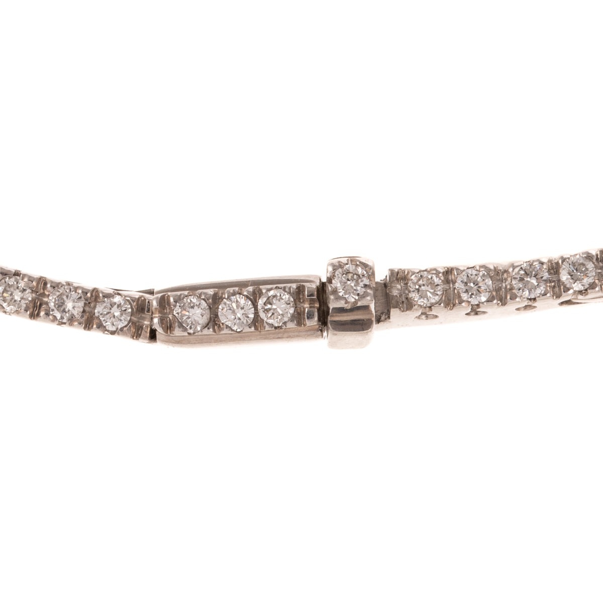 A GIA Fancy Colored Diamond Necklace in 18K