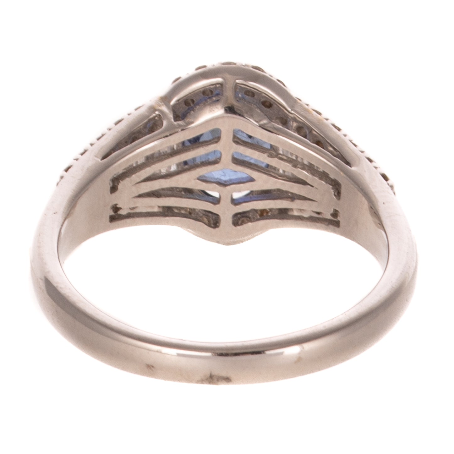 A 1.60 ct Sapphire & Diamond Ring in 18K