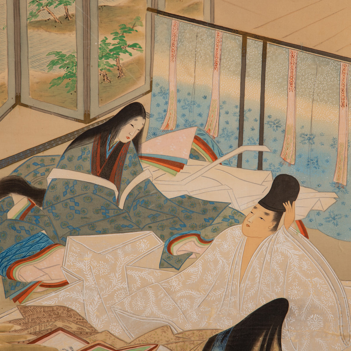 A 20th Century Japanese Framed Scroll