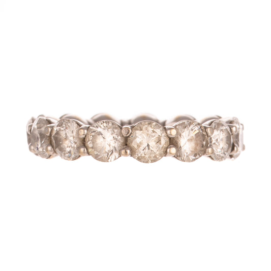 A 4.05 ctw Diamond Eternity Band in 14K