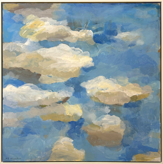 1. "Paule Marrot Clouds," acrylic