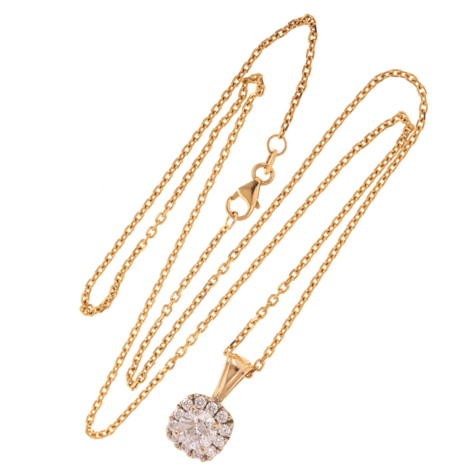 A 0.90 ctw Diamond Pendant in 14K – Alex Cooper