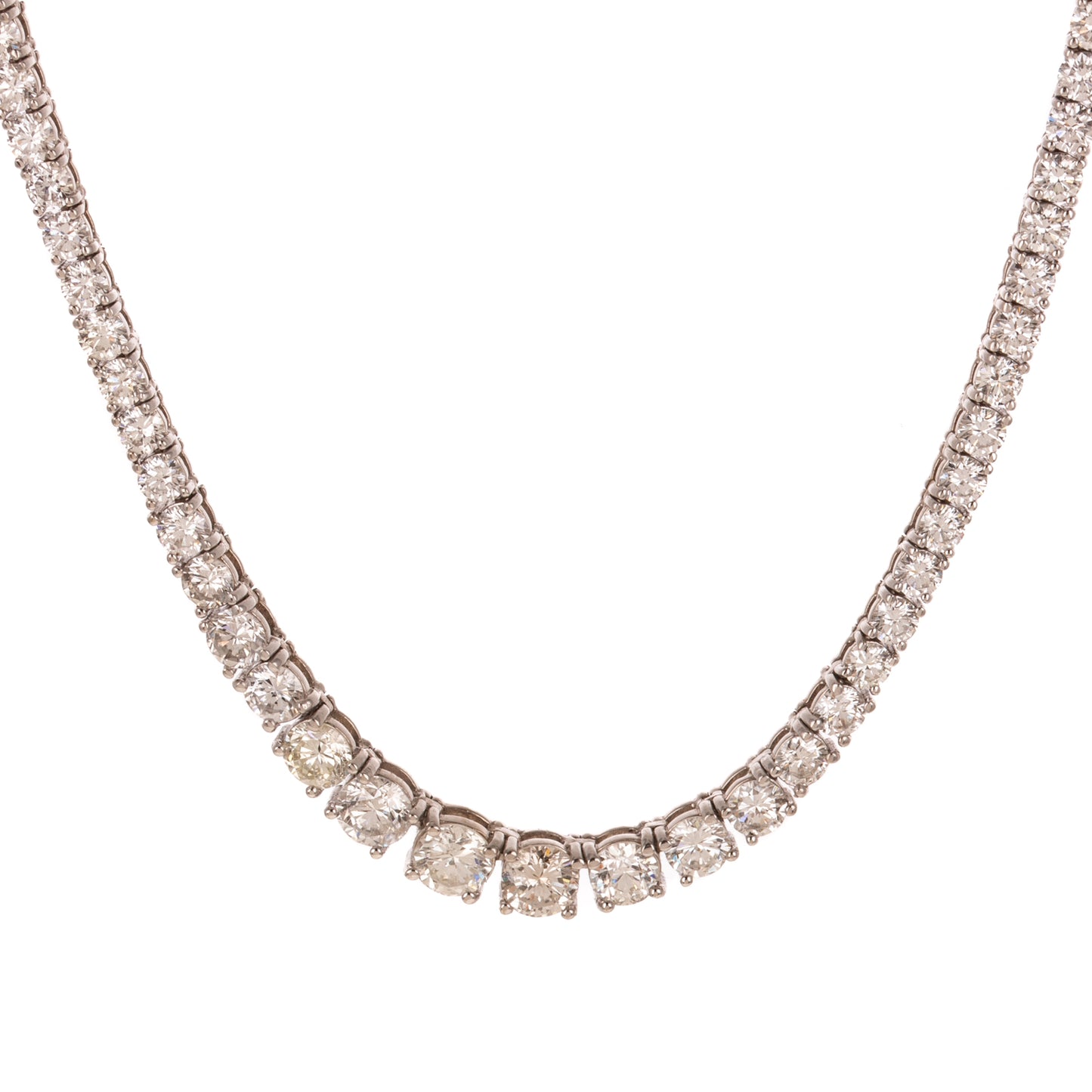 A 14.00 ct Diamond Line Necklace in 14K