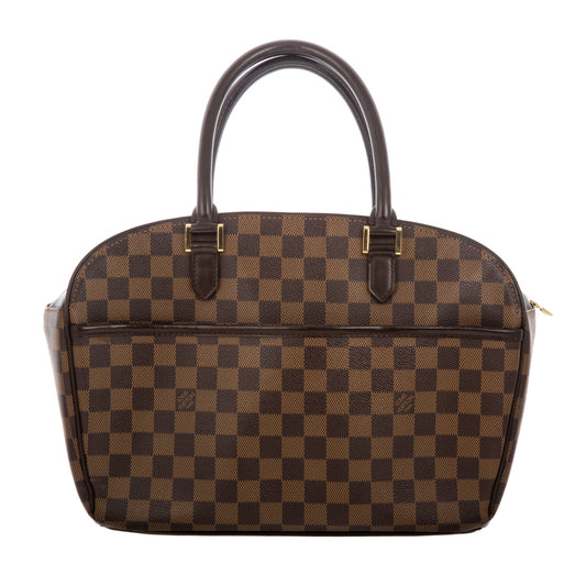 Louis Vuitton, Bags, Louis Vuitton Sarria Horizontal Hand Bag Purse  Damier Ebene