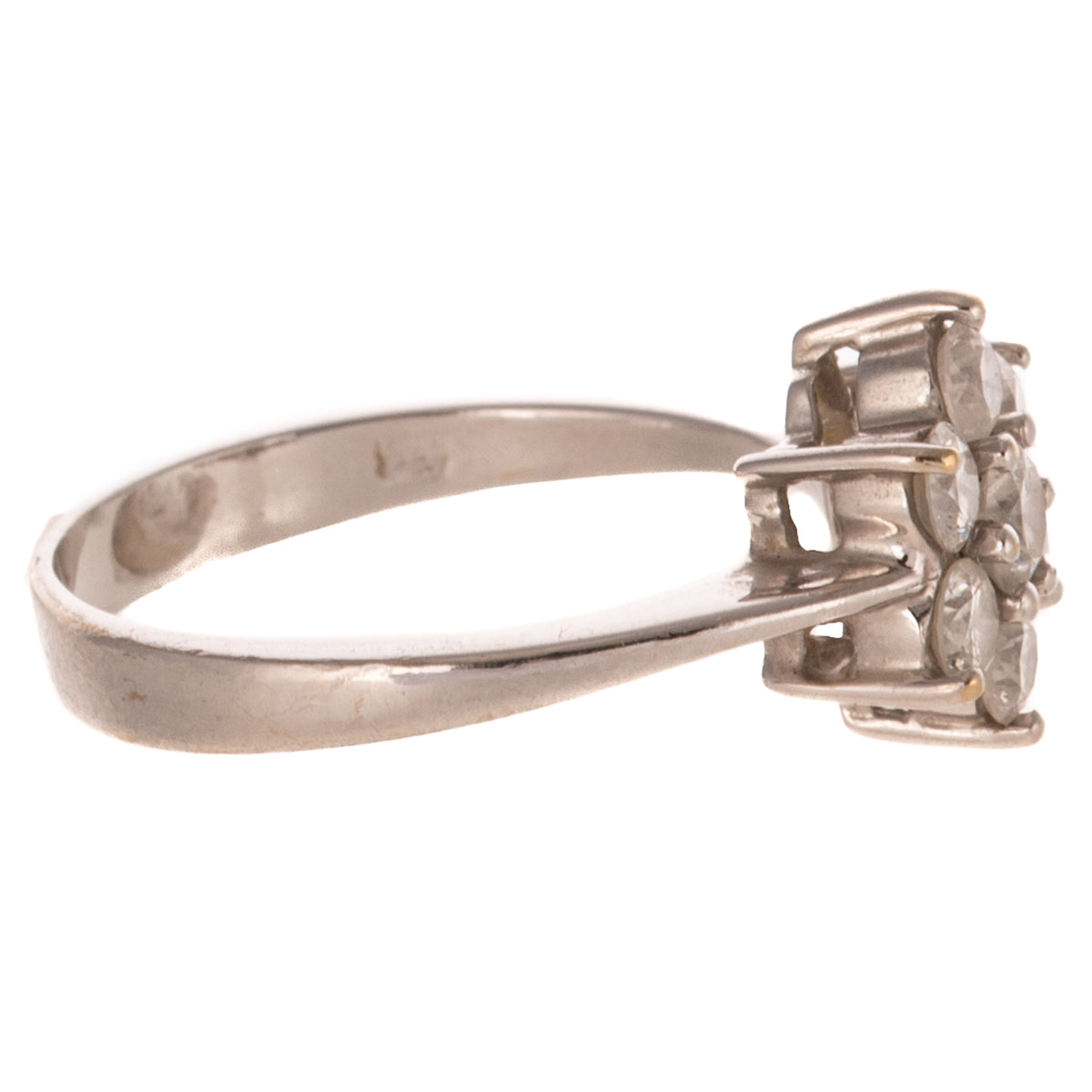 A Diamond Flower Cocktail Ring in 18K