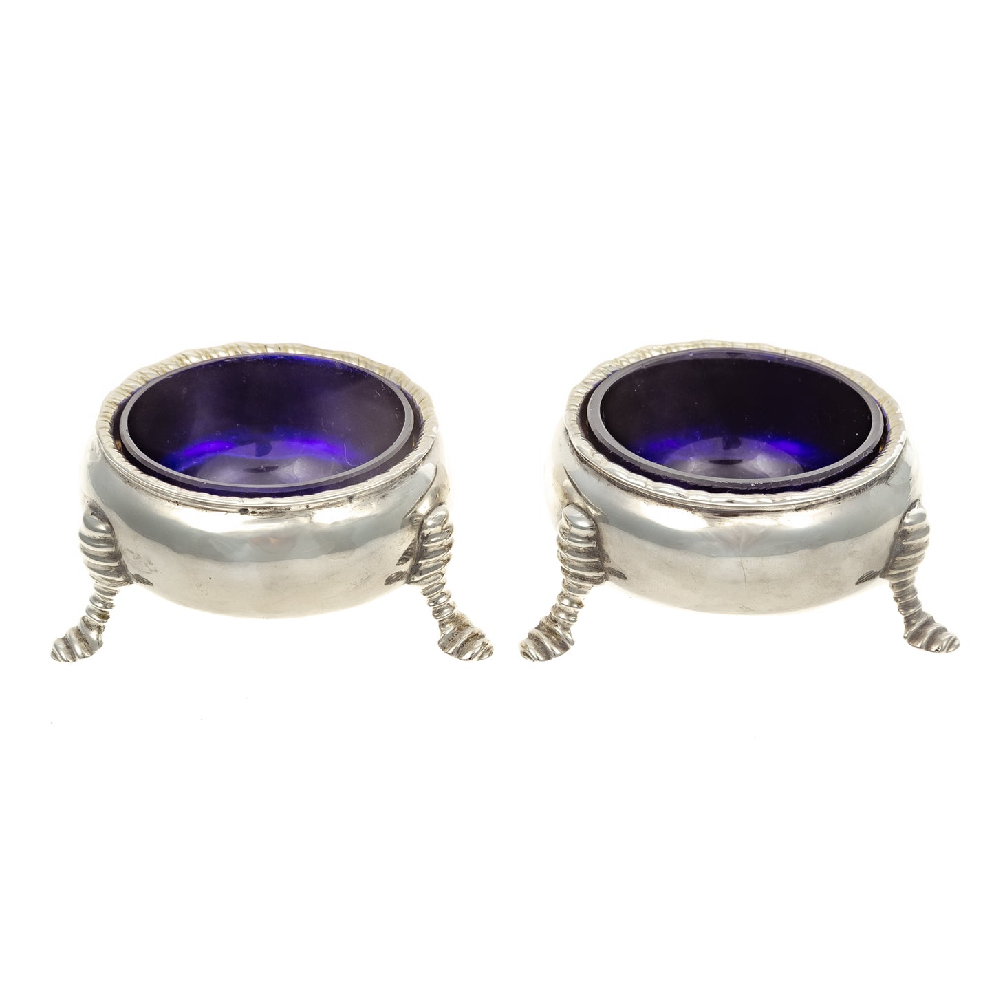 A Pair of George III Silver Salts by Hester Bateman