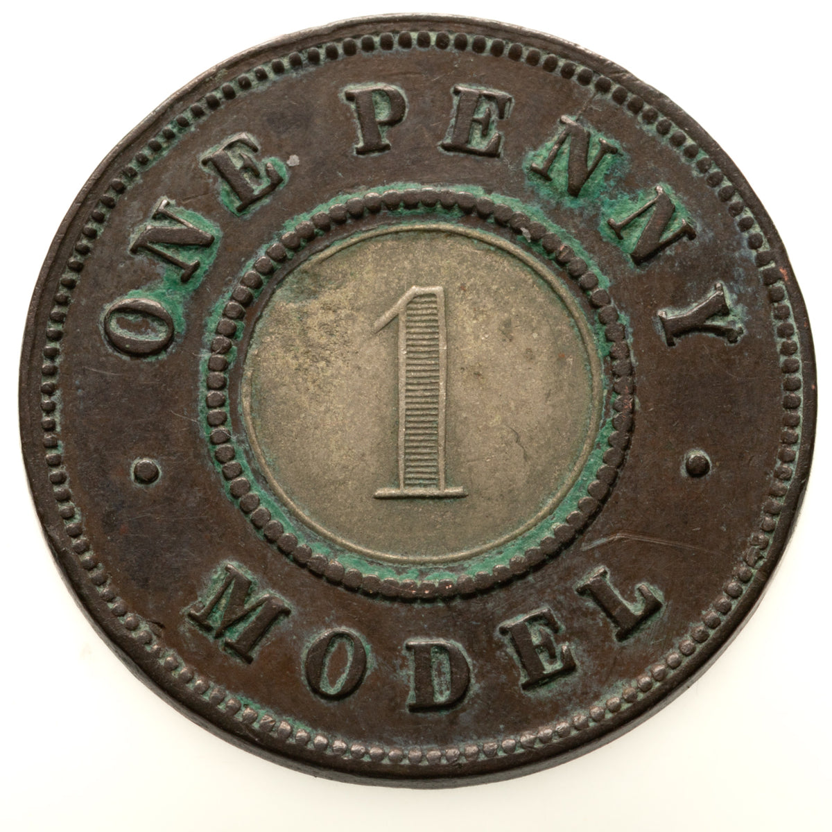 Three 1844-48 Queen Victoria Model Penny, Half Penny