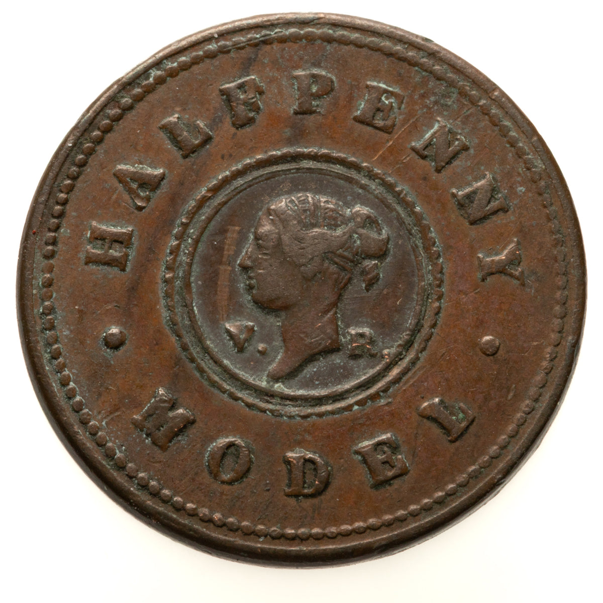 Three 1844-48 Queen Victoria Model Penny, Half Penny