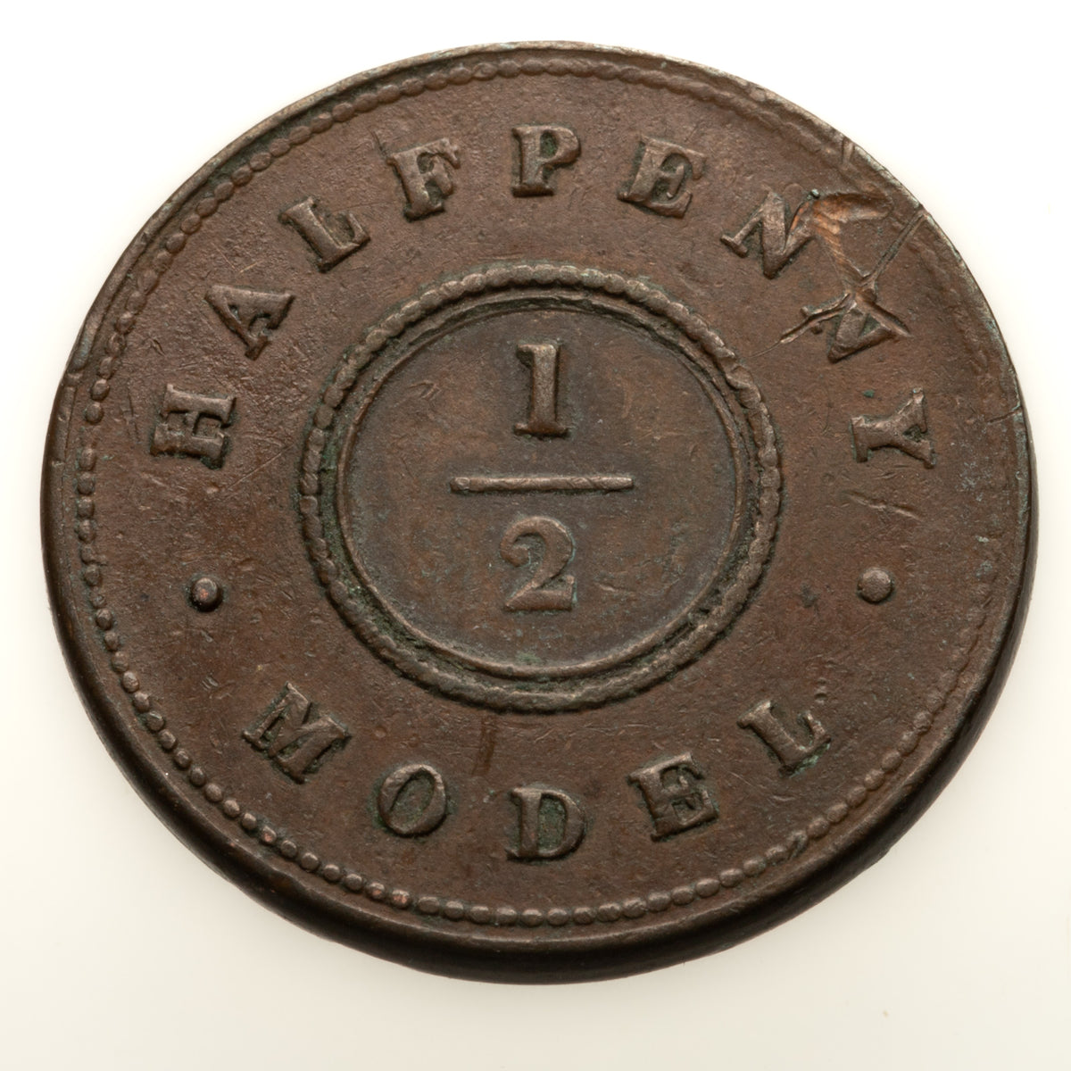 Three 1844-48 Queen Victoria Model Penny, Half Penny