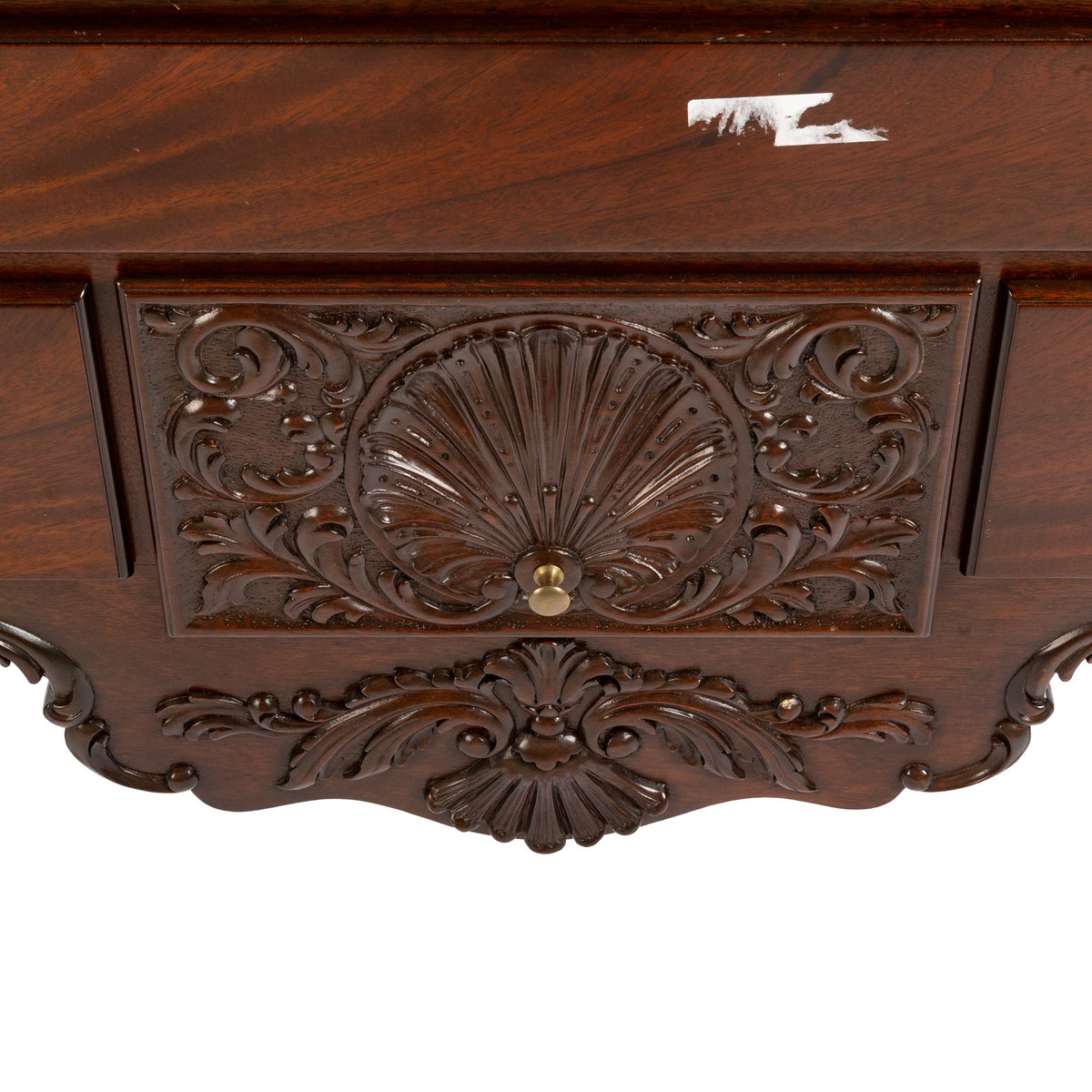Chippendale Style Carved Mahogany Lowboy