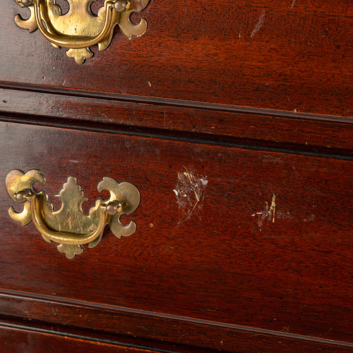 Queen Anne Style Mahogany Highboy